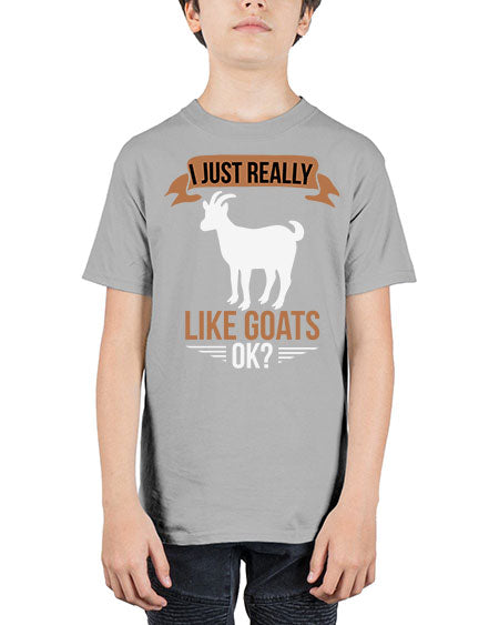 i just really like goats ok Style 3# - goat - Youth Tee Unisex