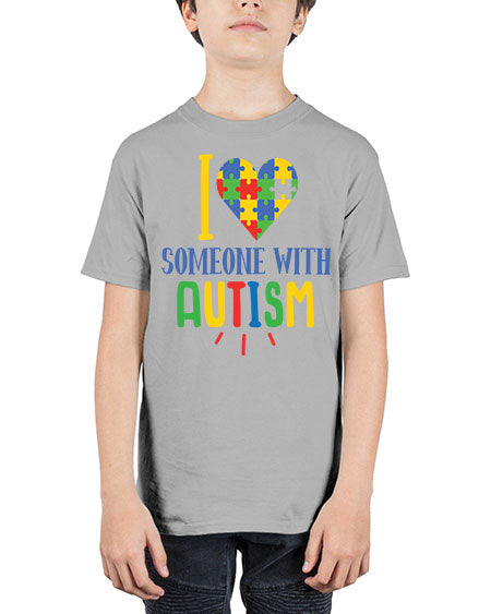 i love someone with autism Style 21# - autism - Youth Tee Unisex