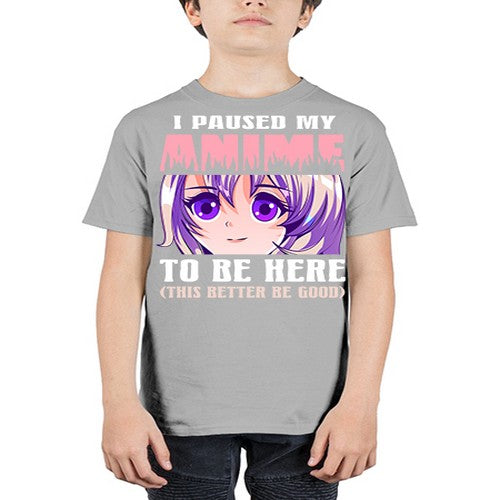 i paused my anime to be here236# - anime - Youth Tee Unisex