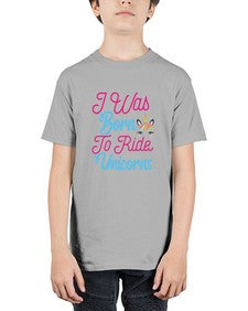 i was born to ride unicorns 201# - unicorn - Youth Tee Unisex