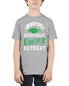 if it has a heartbeat 1180# - vegan - Youth Tee Unisex