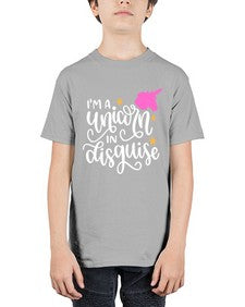 im a unicorn in disguise 229# - unicorn - Youth Tee Unisex