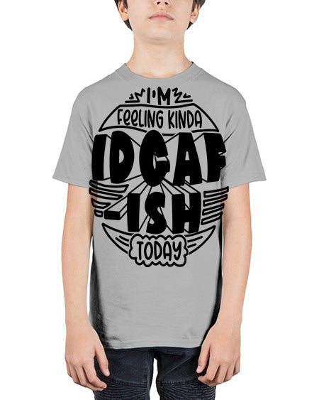 im feeling kinda idgafish today 10# - shark-fish - Youth Tee Unisex