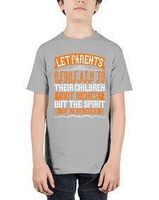 let parents bequeath to their children not riches but the spirit of reverence 369# - parents day - Youth Tee Unisex