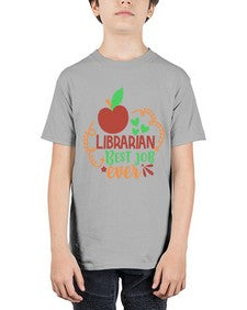 librarian best job ever 473# - librarian - Youth Tee Unisex