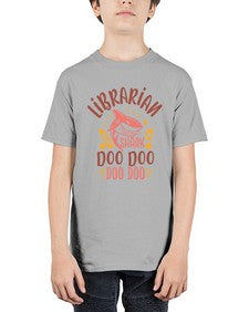librarian shark doo doo 474# - librarian - Youth Tee Unisex