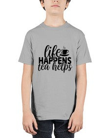 life happens tea helps 1309# - tea - Youth Tee Unisex