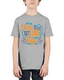 livin that first garde life 494# - first grade - Youth Tee Unisex