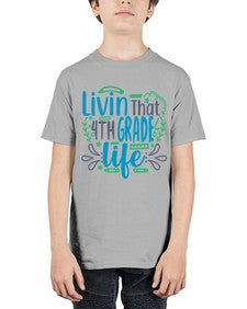 livin that fourth garde life 495# - fourth grade - Youth Tee Unisex