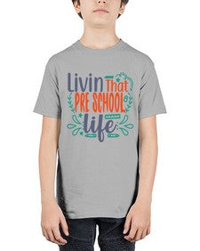 livin that pre school life 500# - prek headstart - Youth Tee Unisex