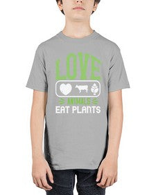 love animals eat plants 321# - vegan - Youth Tee Unisex