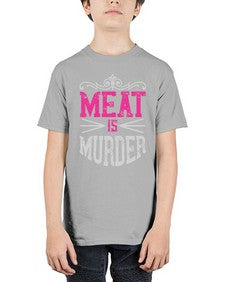 meat is murder 334# - vegan - Youth Tee Unisex