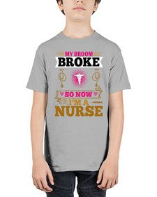 my broombroke so now Style 290# - nurse - Youth Tee Unisex