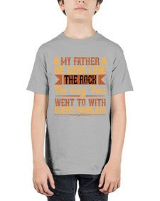 my father he was like the rock the guy you went to with every problem 455# - parents day - Youth Tee Unisex