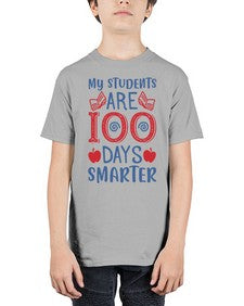 my students are days smarter 543# - one hundred days - Youth Tee Unisex