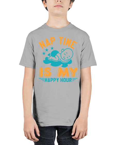 nap time is my happy hour Style 160# - baby shower - Youth Tee Unisex