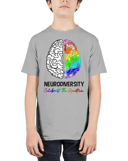 neurodiversity celebrate the specturm - autism - Youth Tee Unisex