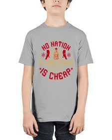 no nation is drunken where wine is cheap 359# - drinking - Youth Tee Unisex