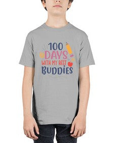 one hundred days with my best buddies 586# - one hundred days - Youth Tee Unisex