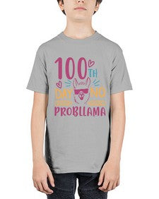 one hundredth day no probllama 597# - one hundred days - Youth Tee Unisex
