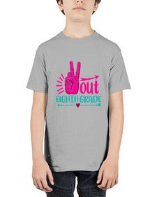 out eight grade 606# - eighth grade - Youth Tee Unisex