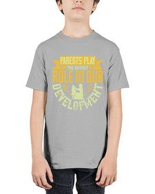 parents play the biggest role in our development 534# - parents day - Youth Tee Unisex