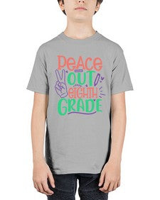 peace out eighth gradee 617# - eighth grade - Youth Tee Unisex