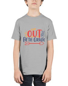 peace out fifth grade 620# - fifth grade - Youth Tee Unisex
