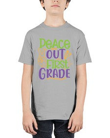 peace out first grade 624# - first grade - Youth Tee Unisex