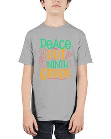 peace out nineth grade 637# - nineth grade - Youth Tee Unisex