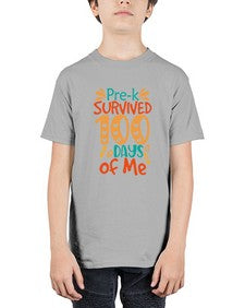 prek survived one hundred days of me 663# - one hundred days - Youth Tee Unisex