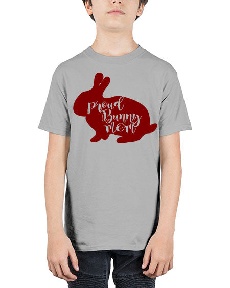 proud bunny mom - rabbit - Youth Tee Unisex