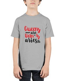 queens Are Born As Aries 384# - aries - Youth Tee Unisex