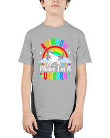 rainbow please im a unicorn 364# - unicorn - Youth Tee Unisex