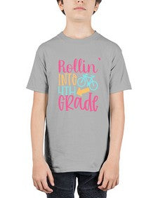 rollin into fourth grade 777# - fourth grade - Youth Tee Unisex