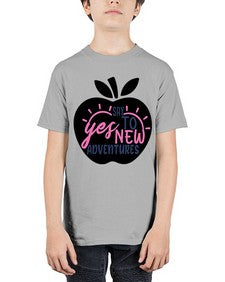 say yes to new adventures Style 75# - motivation - Youth Tee Unisex
