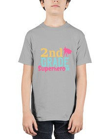 second Grade Superhero color 833# - second grade - Youth Tee Unisex