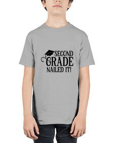 second grade nailed it 829# - second grade - Youth Tee Unisex