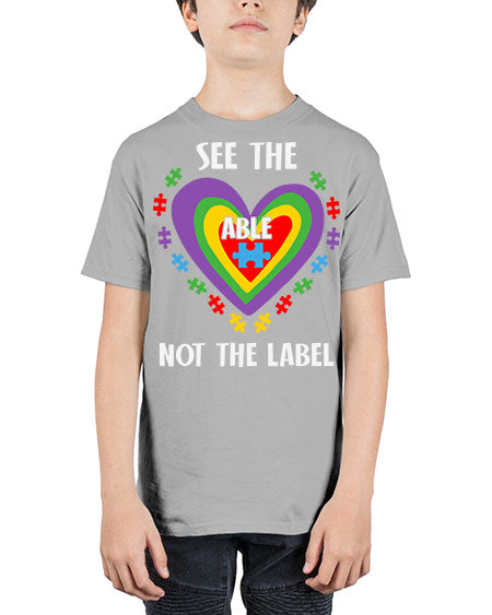 see the able not the 115# - autism - Youth Tee Unisex