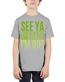 see ya first grade im out 841# - first grade - Youth Tee Unisex