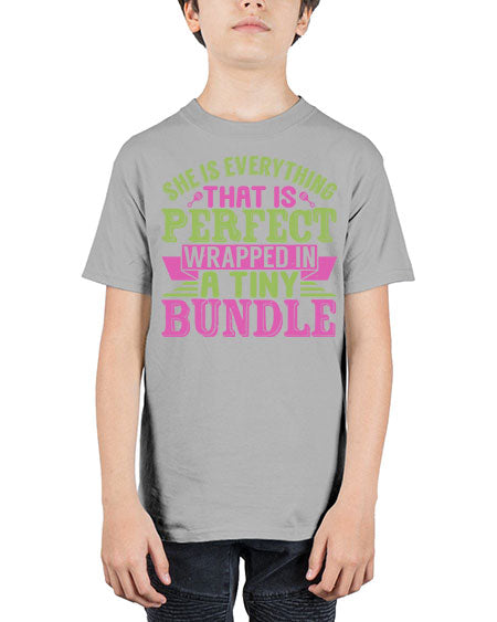 she is everything that is perfect Style 202# - baby - Youth Tee Unisex