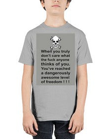 skull 1047# - skull and bones - Youth Tee Unisex