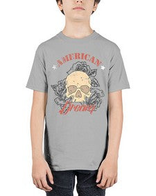 skullrose 1070# - skull and bones - Youth Tee Unisex