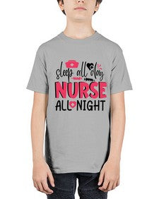 sleep all day nurse all night Style 1396# - nurse - Youth Tee Unisex