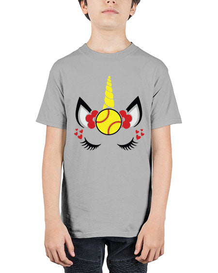 softball unicorn 397# - softball - Youth Tee Unisex