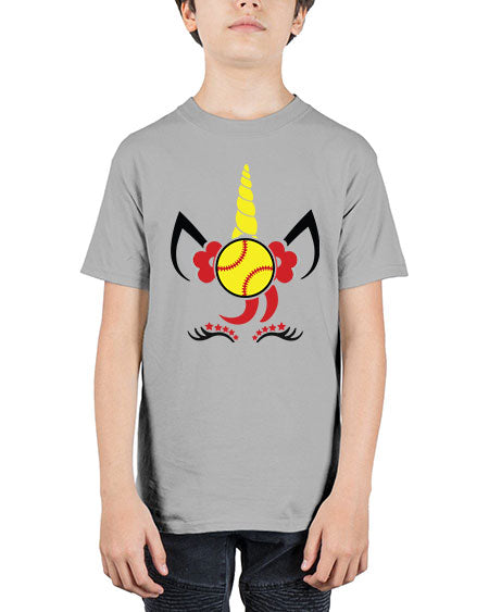 softball unicorn 401# - softball - Youth Tee Unisex