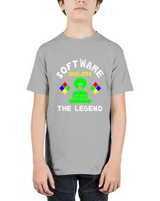 software developer the legend 16# - computer - Youth Tee Unisex