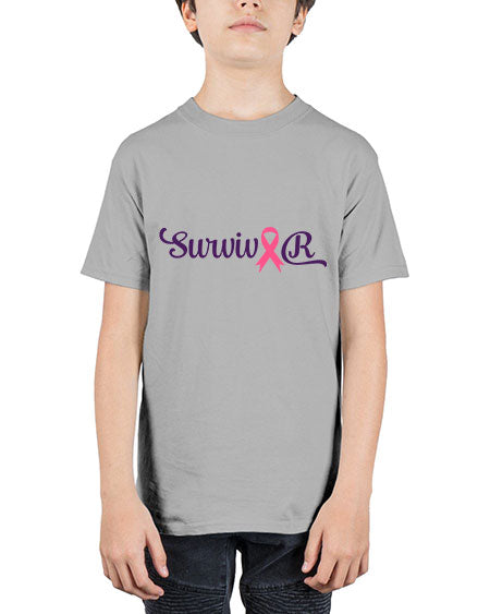 survivor Style 3# - breast cancer - Youth Tee Unisex