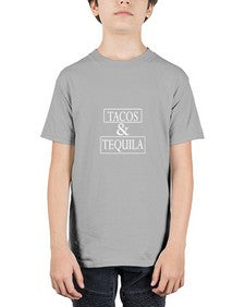 tacos and tequila 1602# - tacos - Youth Tee Unisex