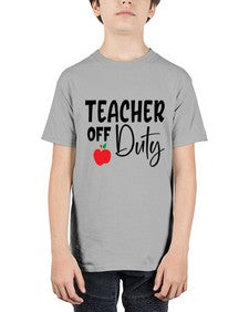 teacher off duty Style 377# - teacher - Youth Tee Unisex